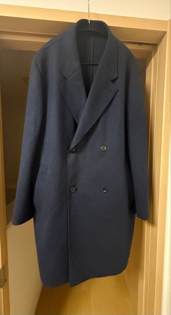 ナナナ様リクエスト　PLST プレシャスニットメルトンダブルブレストコート L