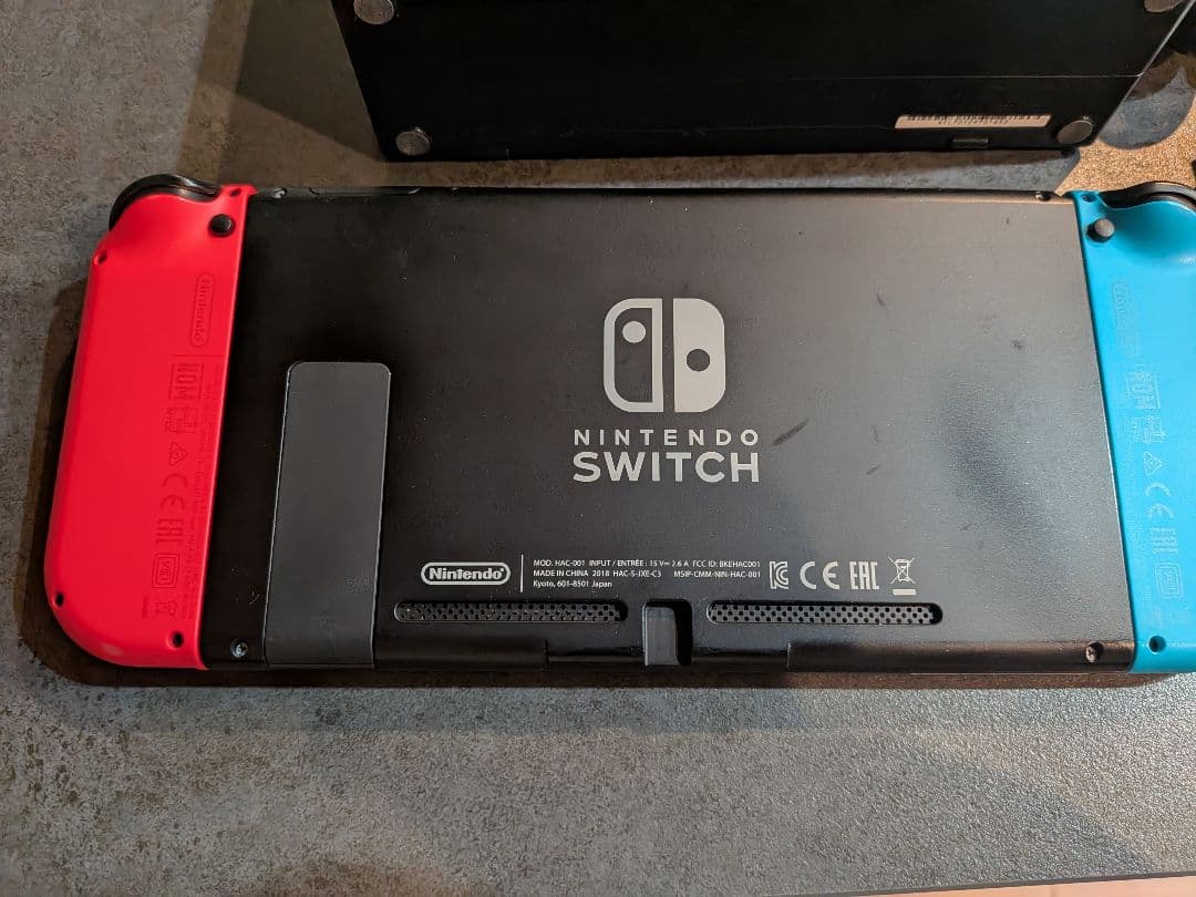 NintendoSwitch 初期版 Joy-Con青 赤 ジャンク品