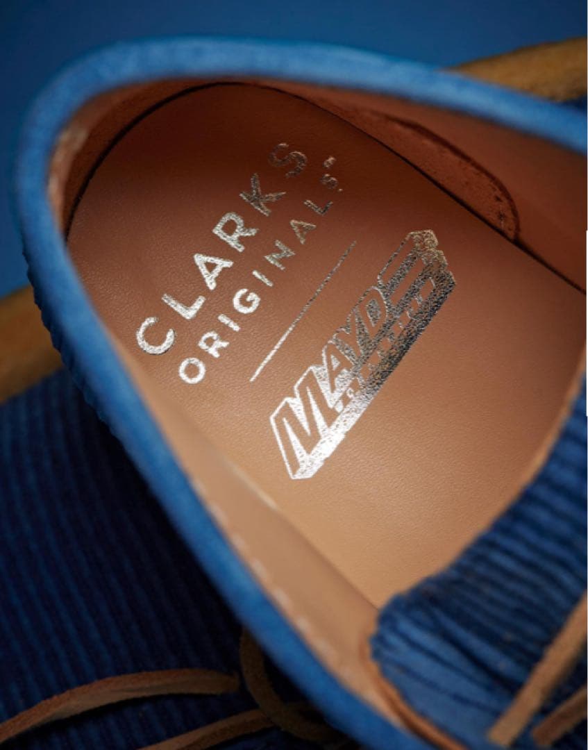 Clarks×MAYDE WORLDWIDE ワラビー イエロー 26.0cm