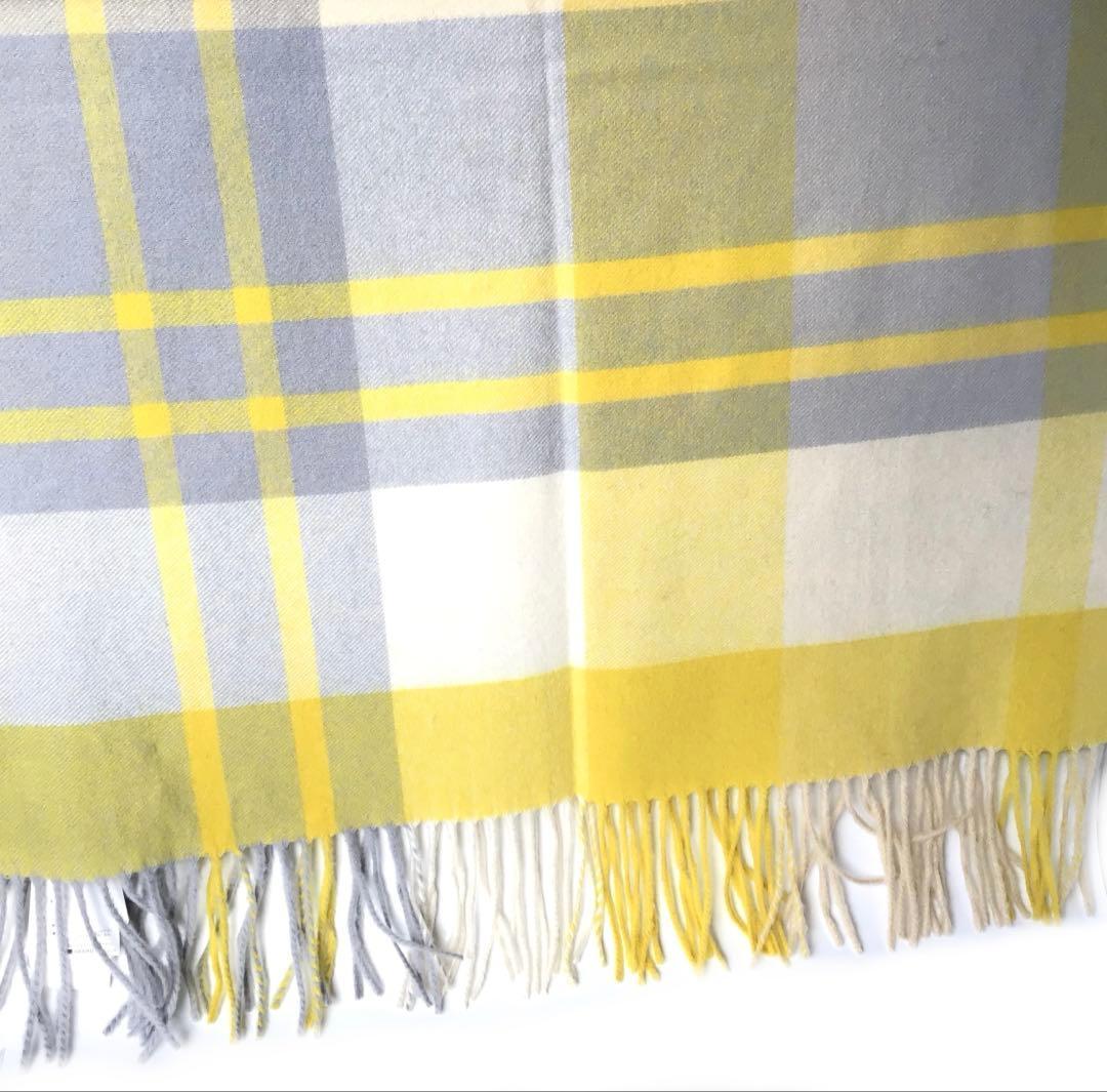 【新品】マッキントッシュフィロソフィー✨カシミヤ 大判 ストール チェック 60