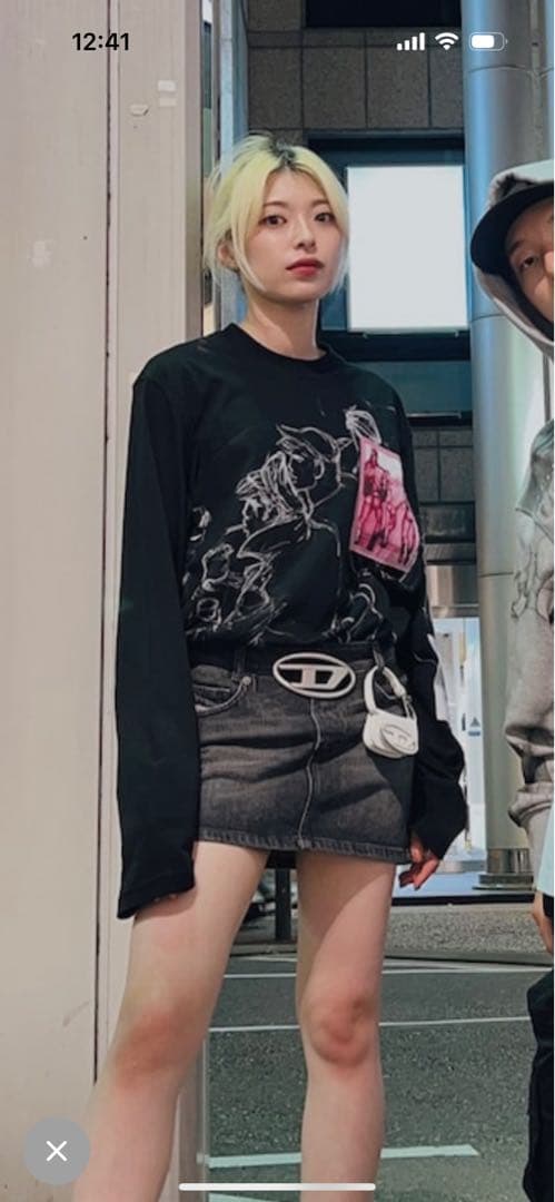 期間限定値下げ！11000→8500DIESEL✩カウレザーマイクロウォレット