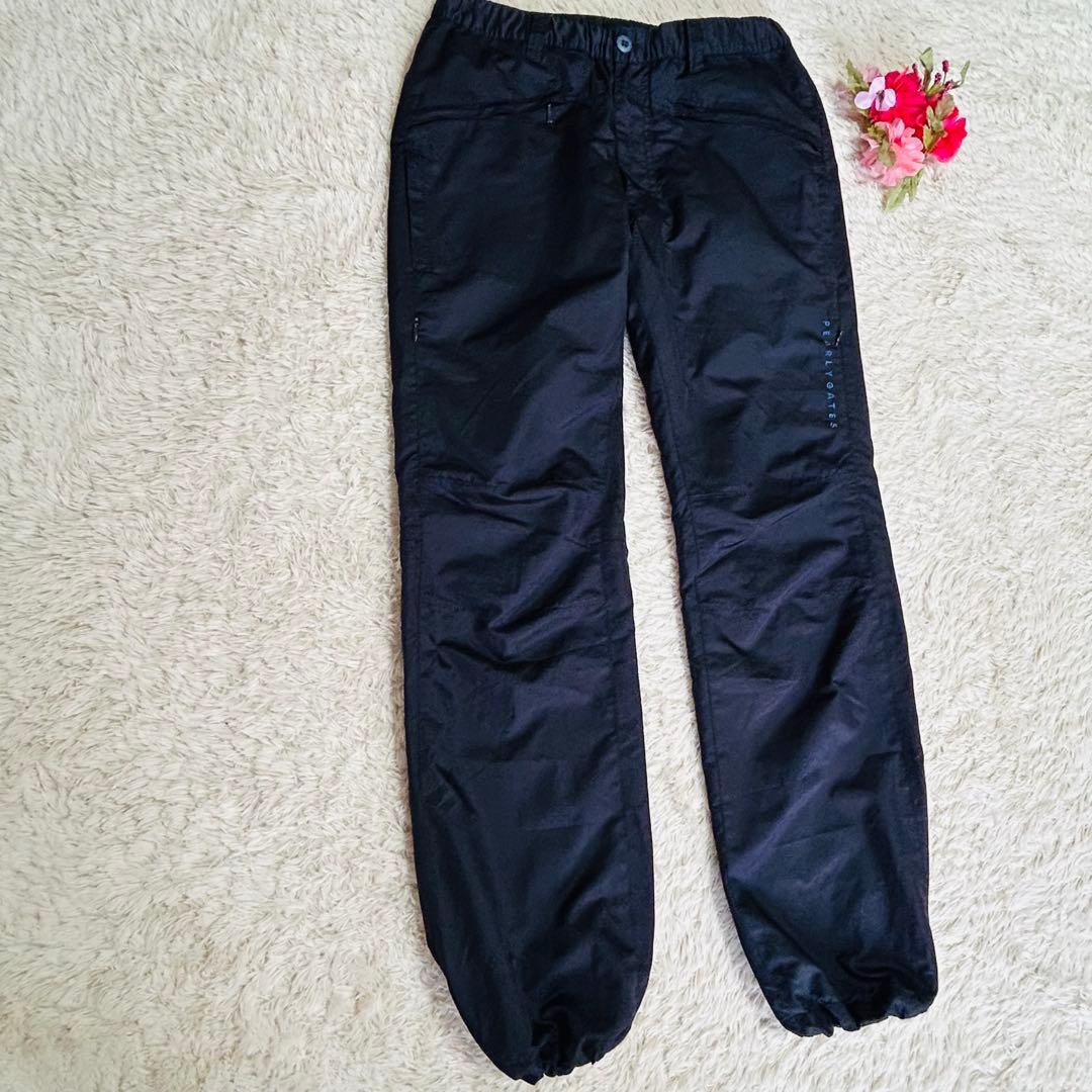 PEARLY GATES 防風防寒メンズナイロンパンツ　ネイビー　Lサイズ