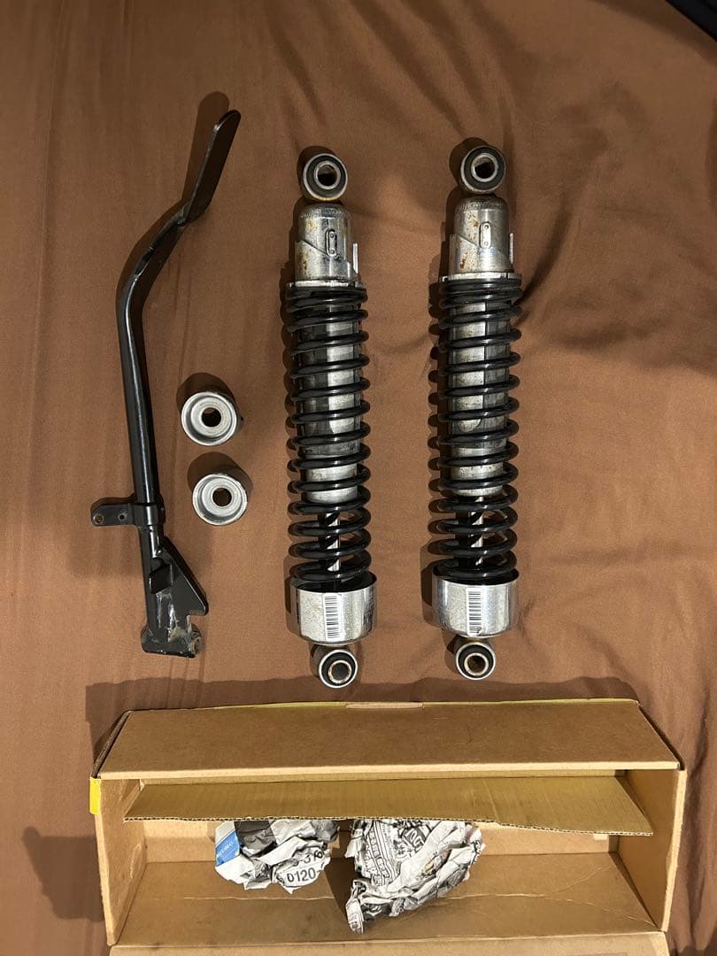 Harley-Davidson スポーツスター 純正リアサス＋サイドスタンド