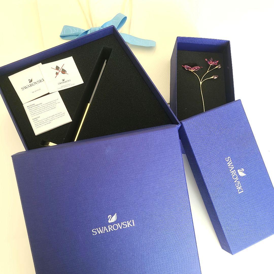 【新品未使用】Swarovski Garden Tales　桜& ベース