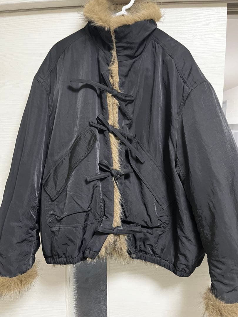 MAISON SPECIALリバーシブル ファーブルゾン