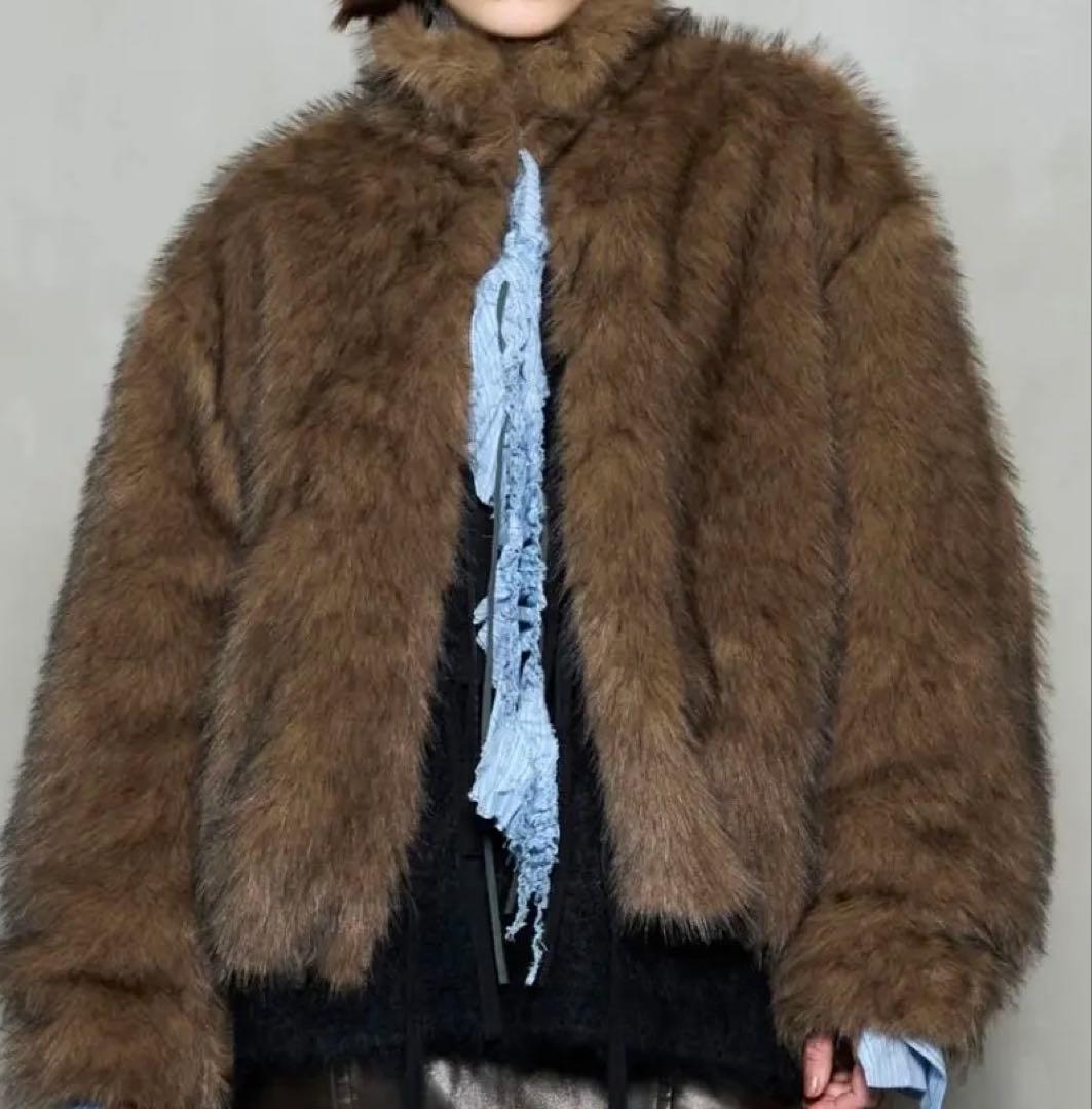 MAISON SPECIALリバーシブル ファーブルゾン