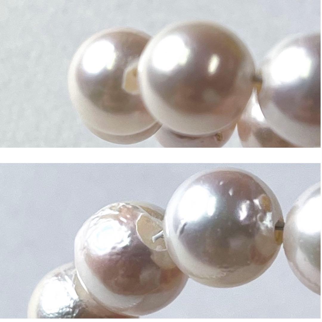 鑑別書付き✨超大珠 あこや真珠 9-9.5㎜ ネックレス シルバー刻印