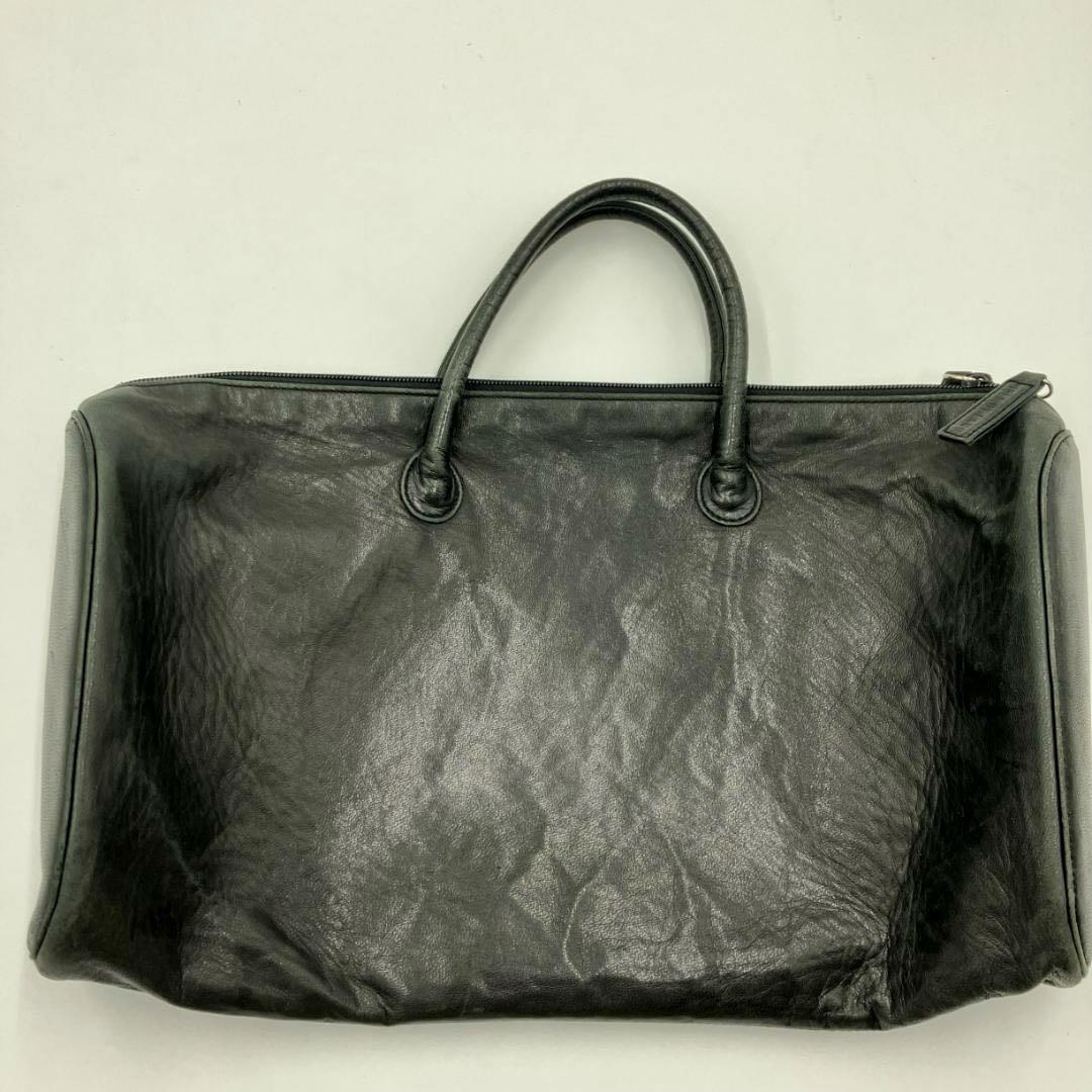 n*l様 【希少】ヘルムートラング　本人期 ボストン型 レザーハンドバッグ 本革