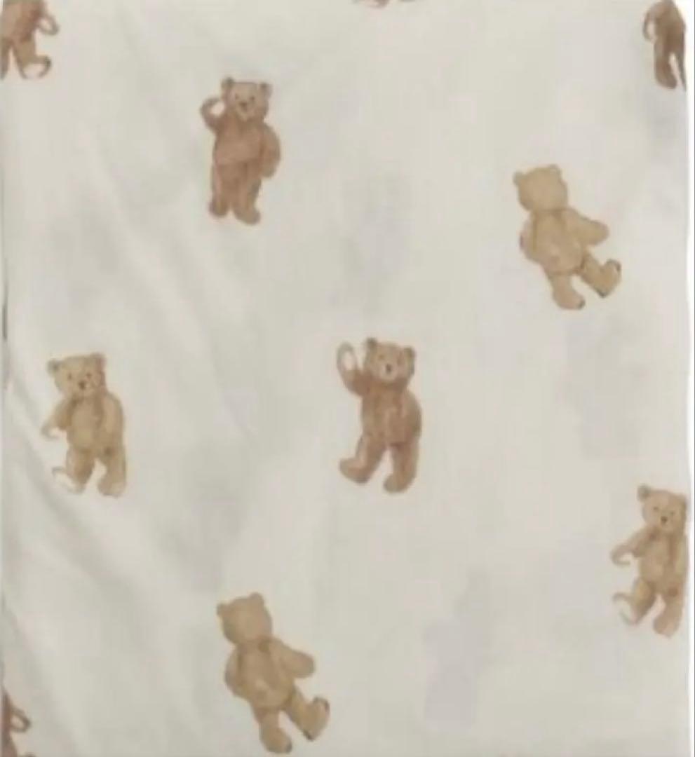 【新品未使用】ジェラートピケ　ベア柄3点SET セミダブル 寝具