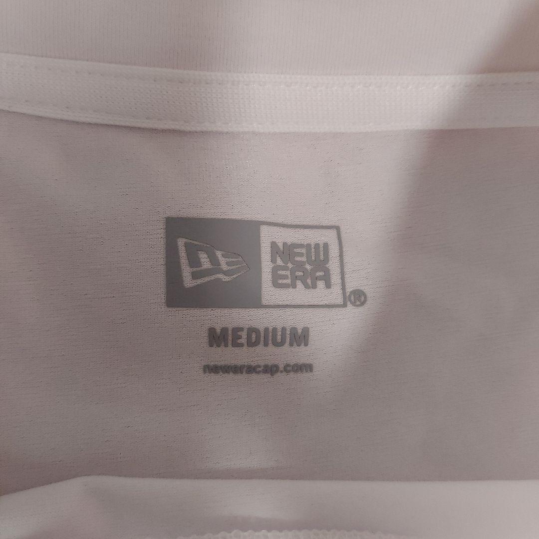 NEW ERA モックネックゴルフ ホワイトシャツ