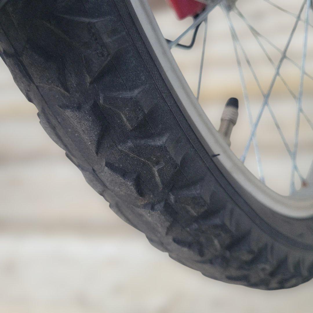 埼玉県新座市 ジープ子供用自転車 18インチ赤 幼児 子供 キッズ 補助凛 赤