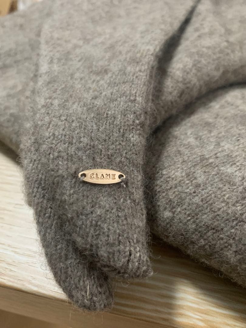 CLANE YAK KNIT TRIANGULAR STOLE クラネ ストール