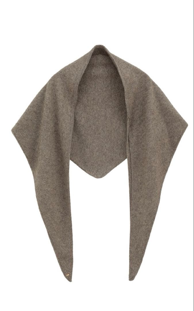CLANE YAK KNIT TRIANGULAR STOLE クラネ ストール