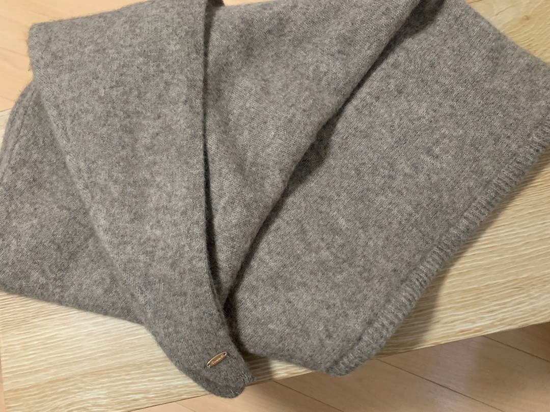 CLANE YAK KNIT TRIANGULAR STOLE クラネ ストール