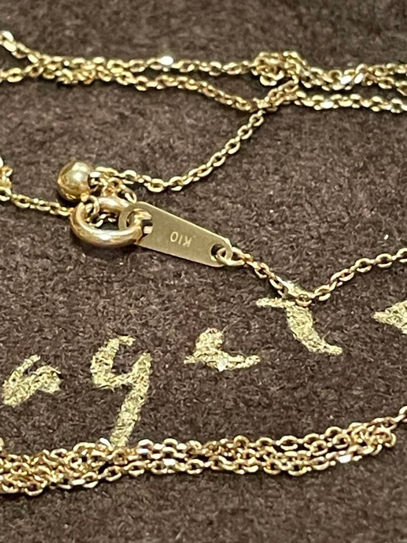 agete K10ネックレスチェーン