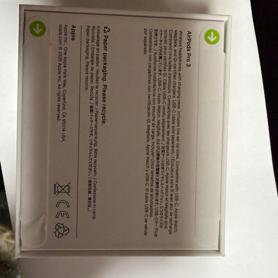 イヤホン air pods pro3