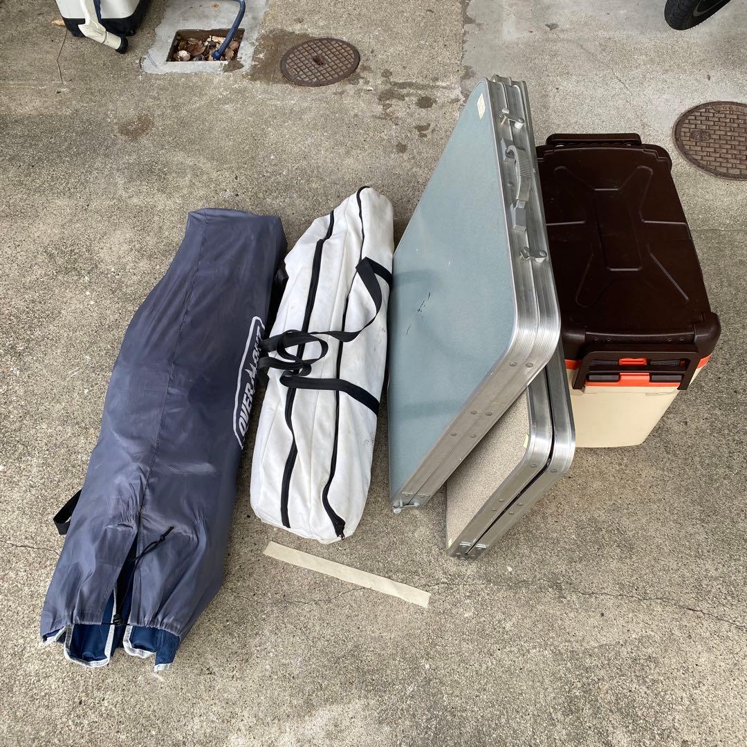 引き取り限定　テーブルなどアウトドア用品セット