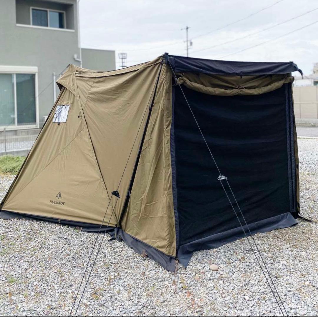 新品 DUCKNOT ハンティングヘキサ用 SW 前幕 メッシュ ダックノット