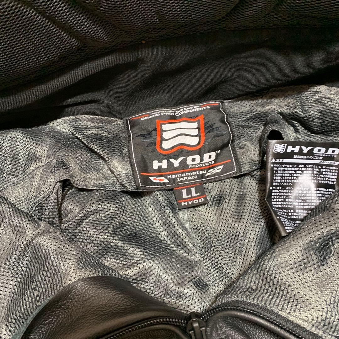 HYOD レザー バイクパンツ LL ブラック