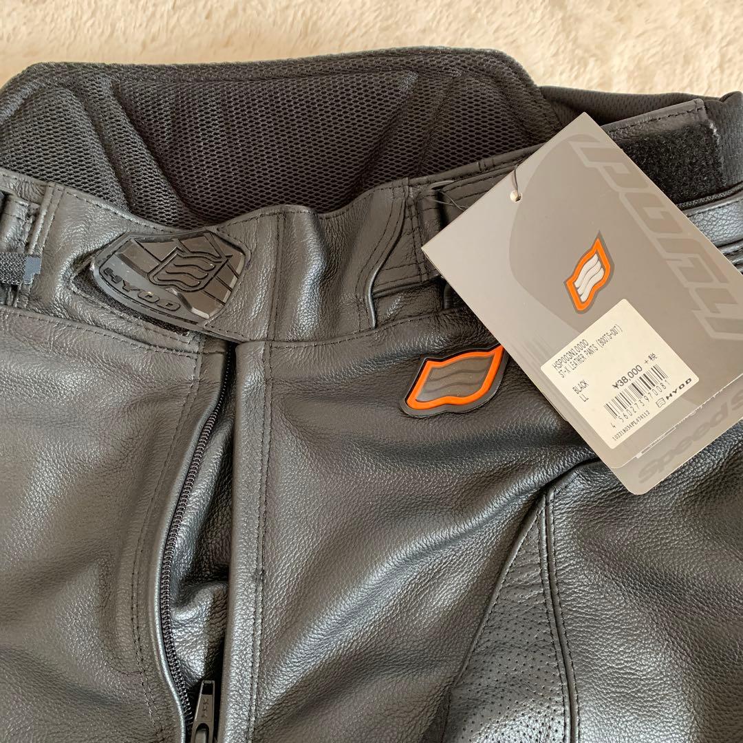 HYOD レザー バイクパンツ LL ブラック