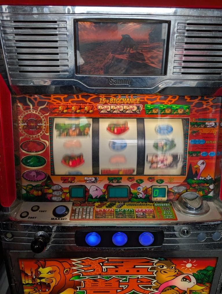 パチスロ　猛獣王S　サミー　４号機　スロット　家スロ