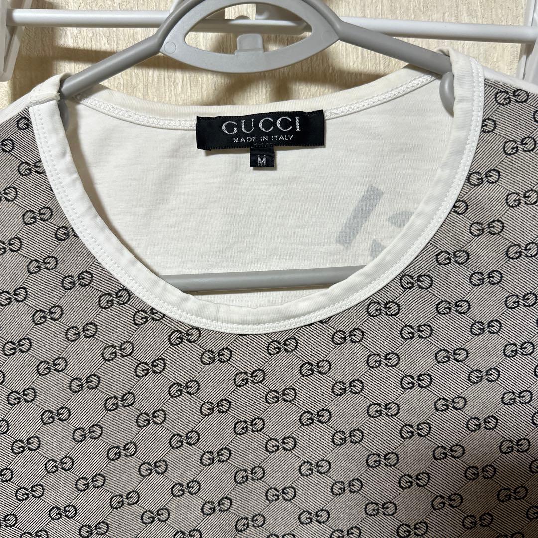 GUCCI ロゴプリント 長袖カットソー M