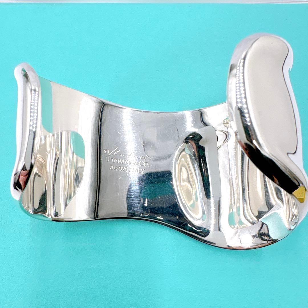 美品 ティファニー ボーンカフ スモール バングル シルバー925