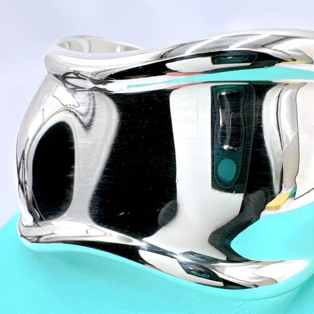 美品 ティファニー ボーンカフ スモール バングル シルバー925