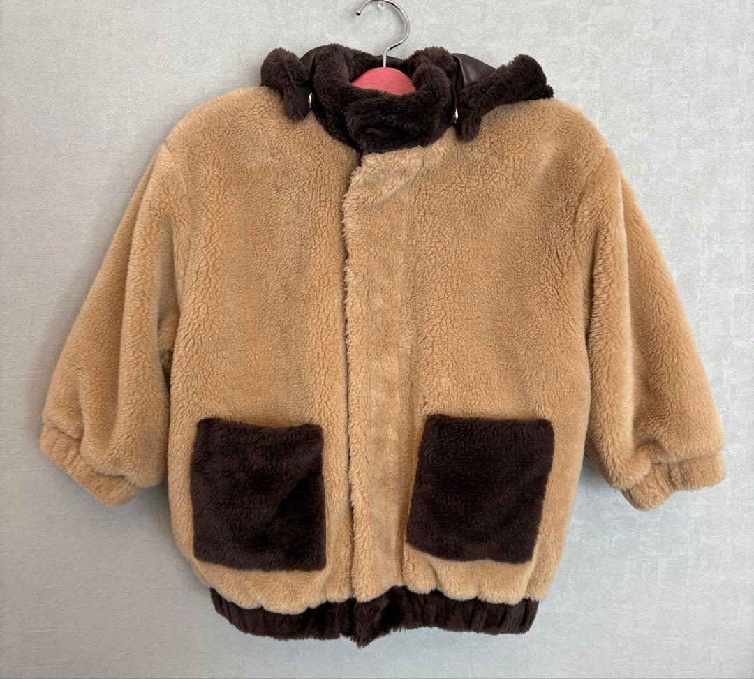 mini rodini☆ミニロディーニ　ボアジャケットブルゾン