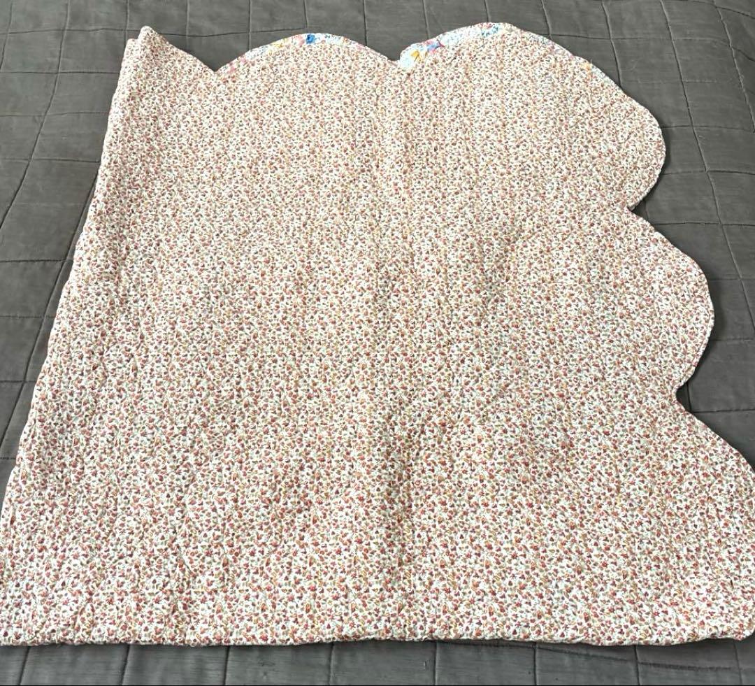 【美品】アメリカンアンティークキルト⭐︎ダブルウエディング 約208×180cm