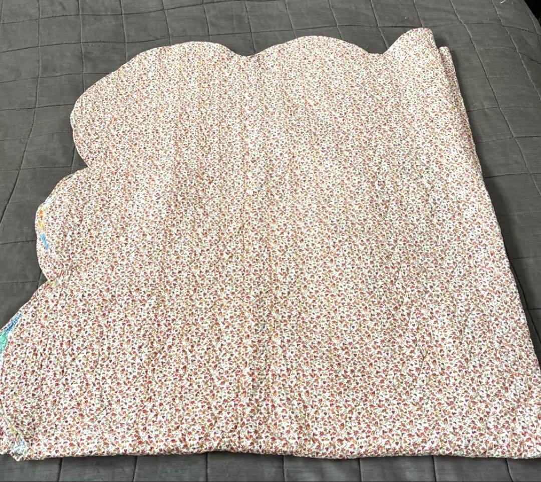 【美品】アメリカンアンティークキルト⭐︎ダブルウエディング 約208×180cm