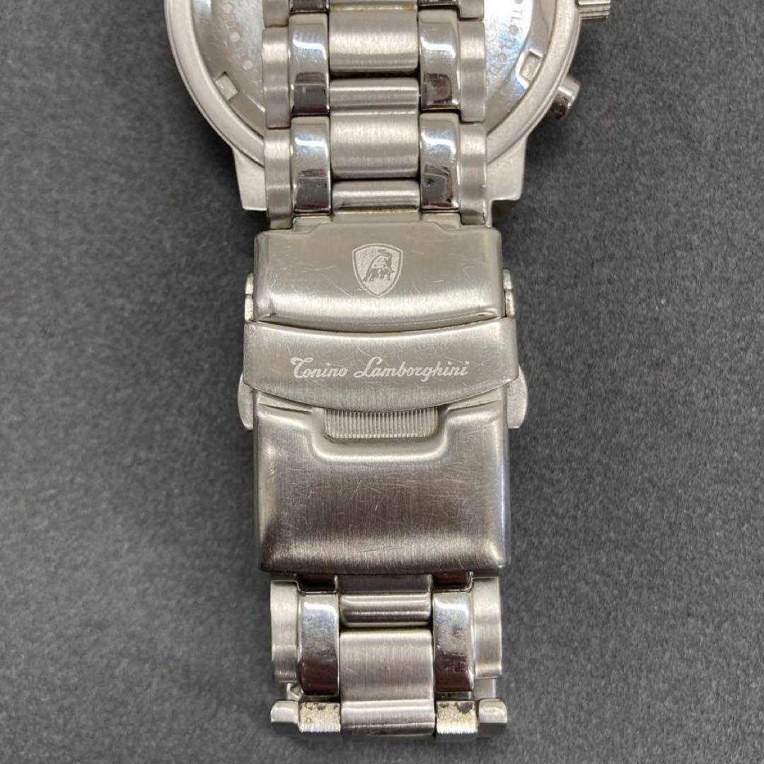 トニーノランボルギーニ 腕時計 レッド／ブラック クロノグラフ