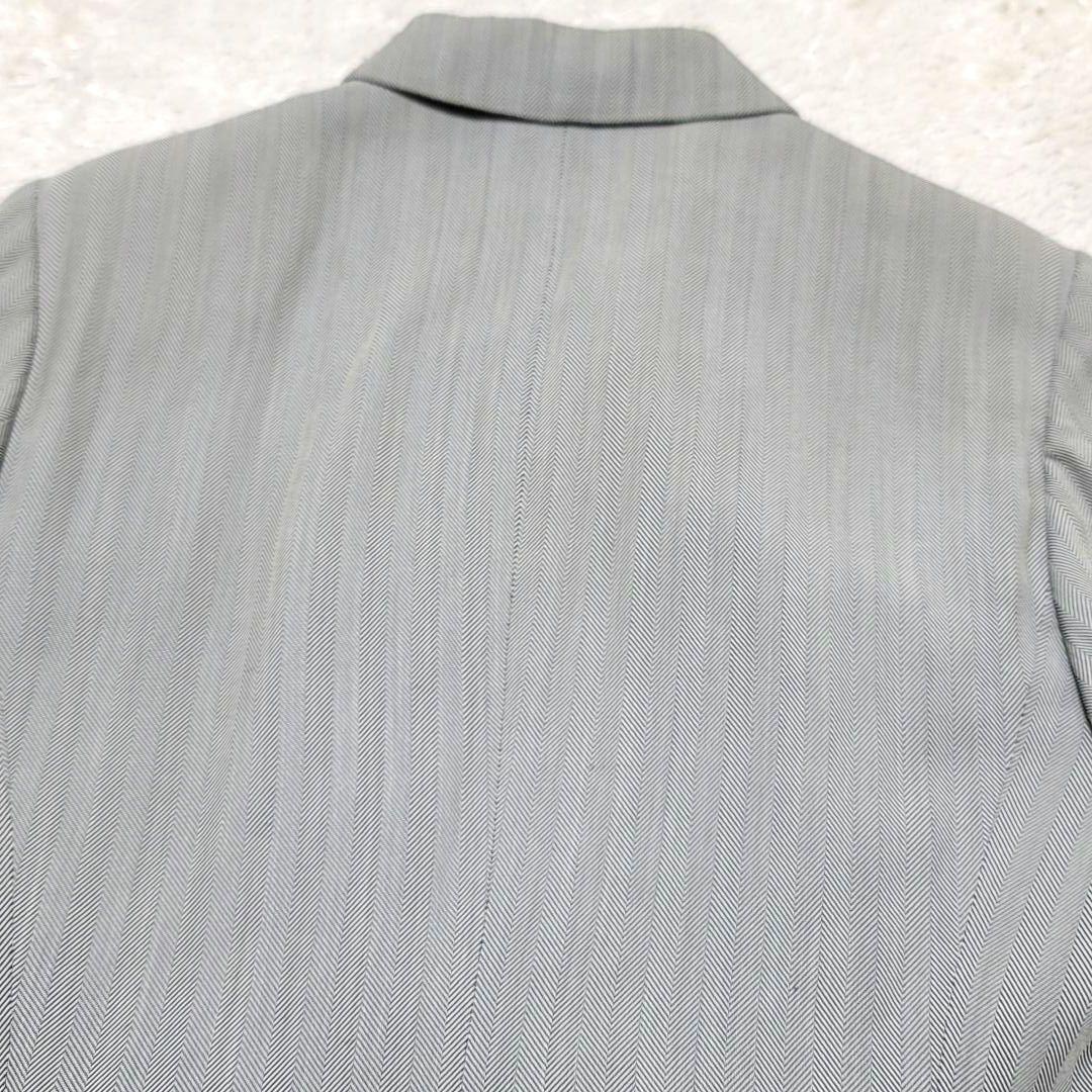 GUCCI ジャケット テーラードジャケット グレー ストライプ 40