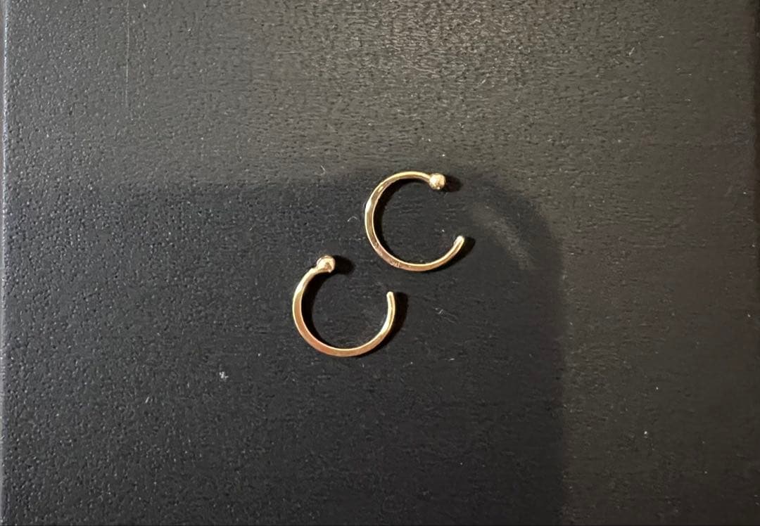 アクセサリー Small Hugger Earrings K14