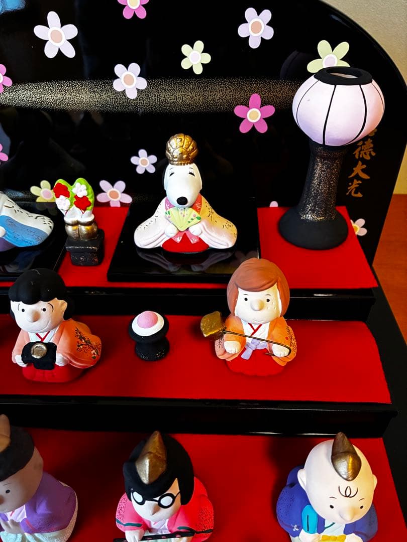SNOOPY スヌーピー ひな人形 段かざり 吉徳大光