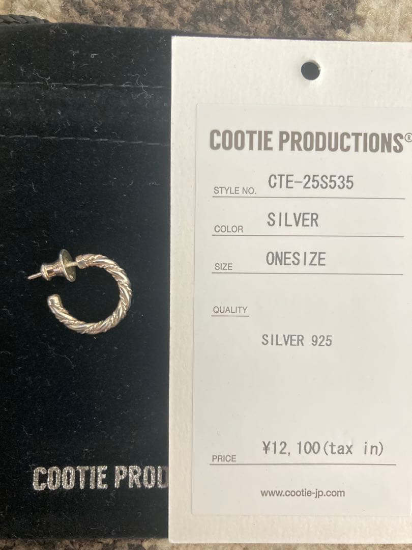 ピアス　片耳用　クーティ　プロダクションズ　cootie productions
