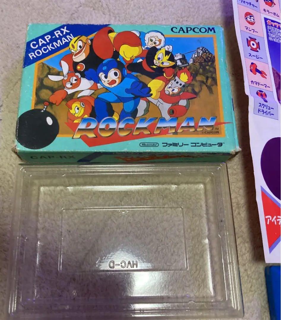 ロックマン　　ファミコン　箱説付き
