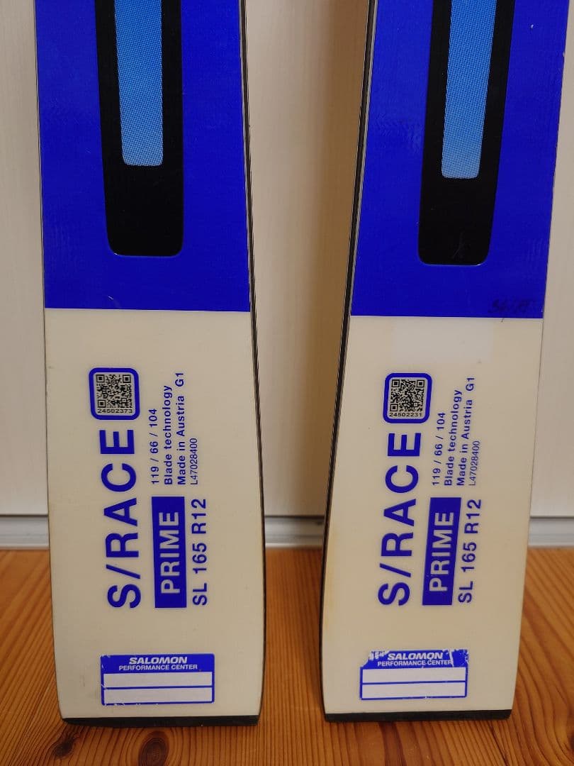 スキー SALOMON S/RACE PRIME SL 165