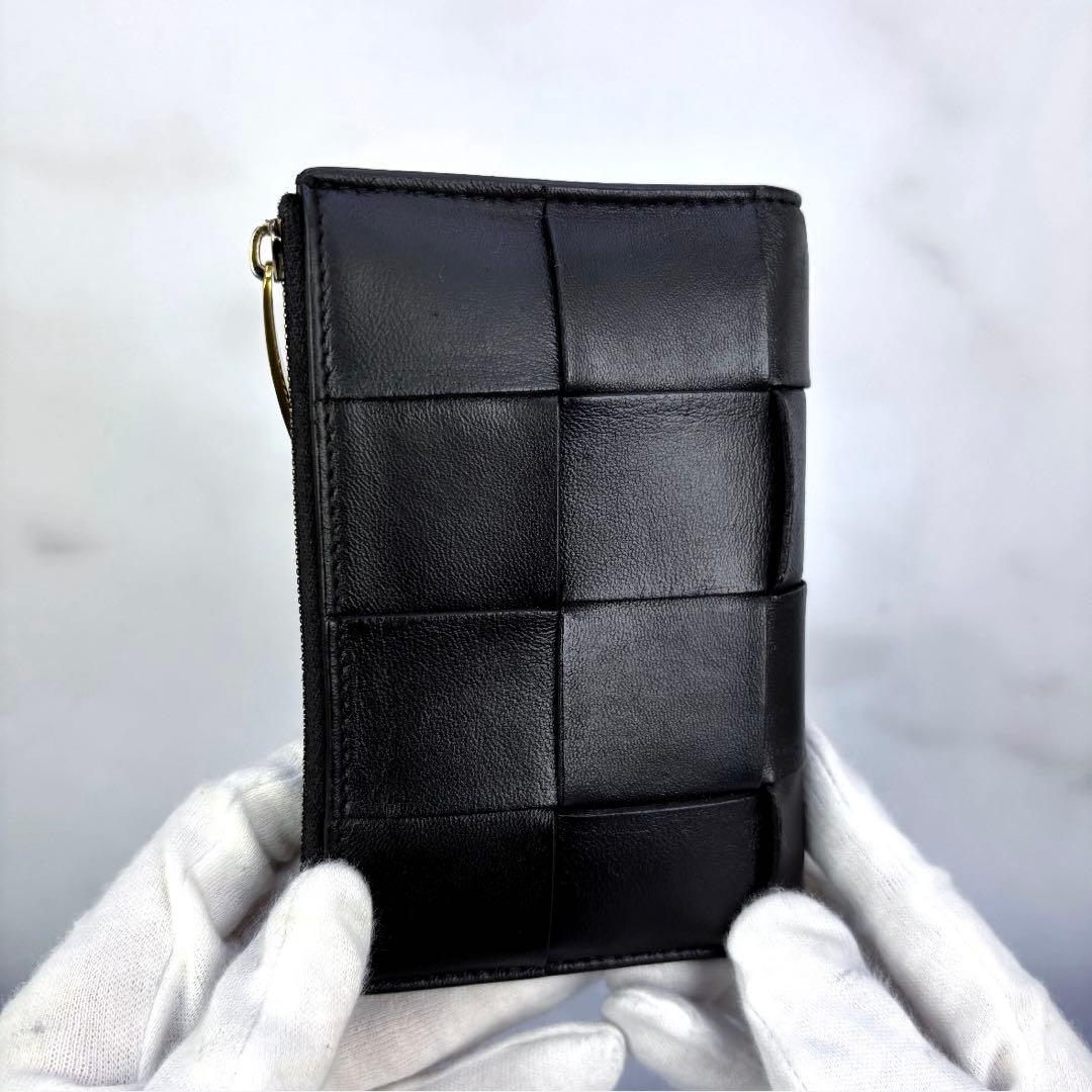 【極美品✨】BOTTEGA VENETA 財布 2つ折り カセット ミディアム