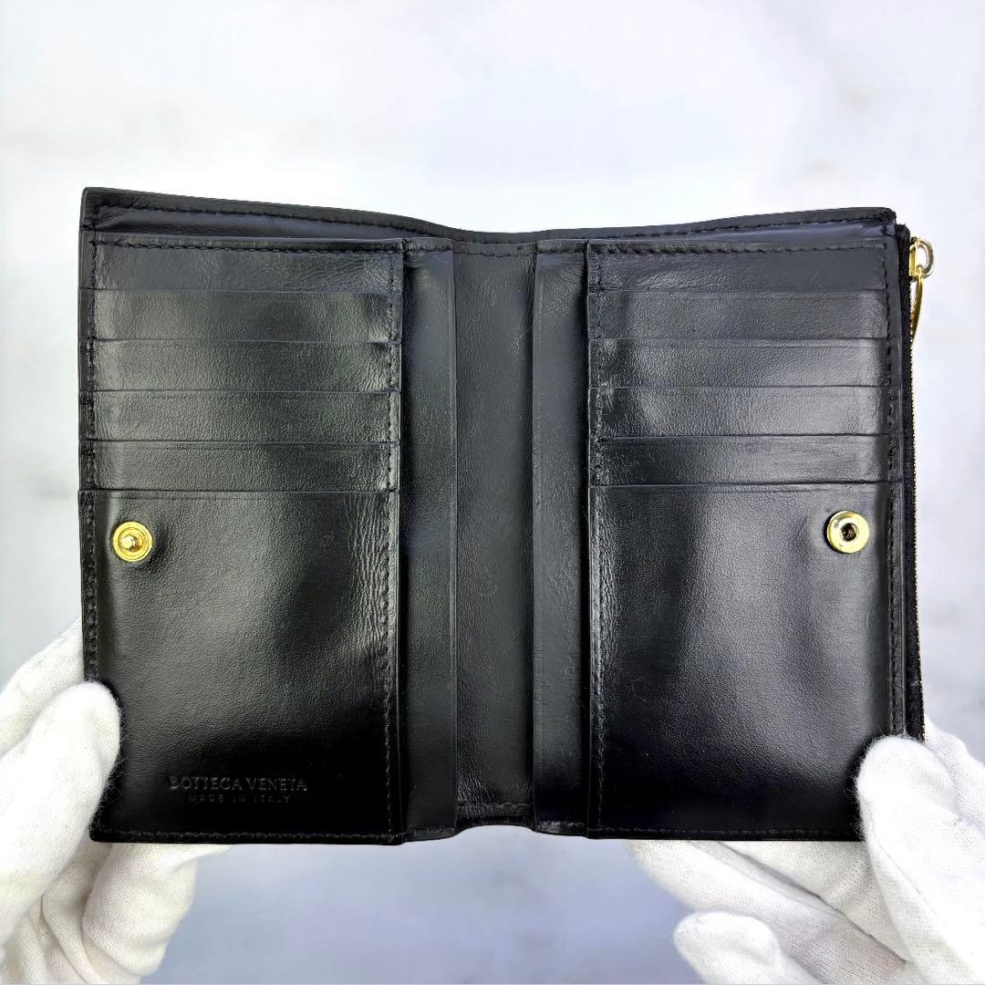 【極美品✨】BOTTEGA VENETA 財布 2つ折り カセット ミディアム