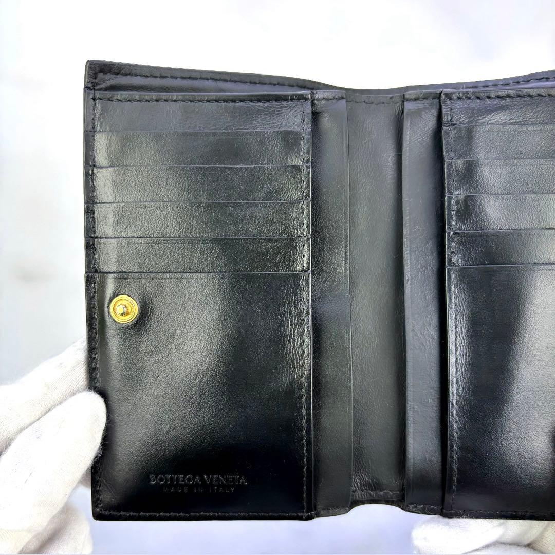 【極美品✨】BOTTEGA VENETA 財布 2つ折り カセット ミディアム