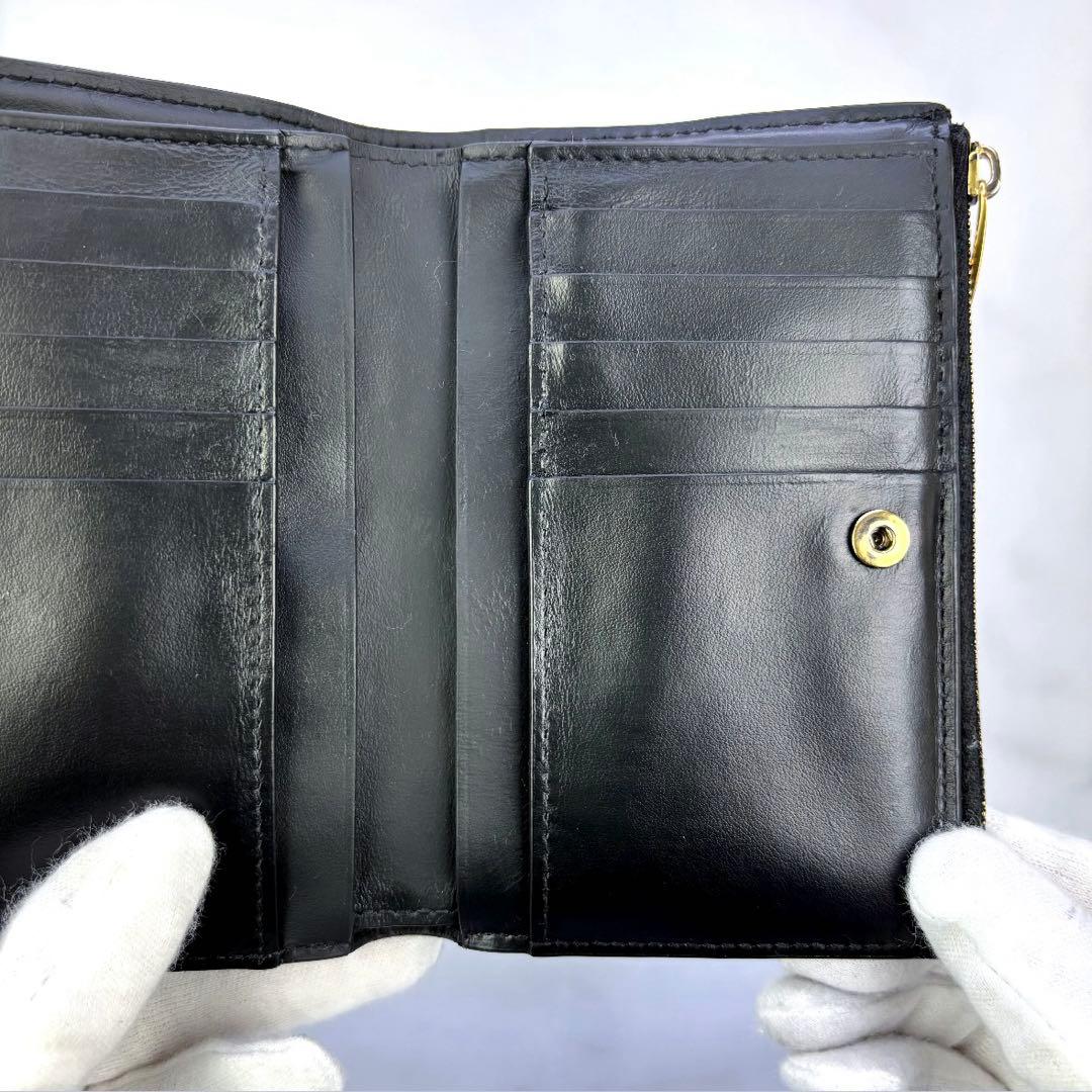 【極美品✨】BOTTEGA VENETA 財布 2つ折り カセット ミディアム