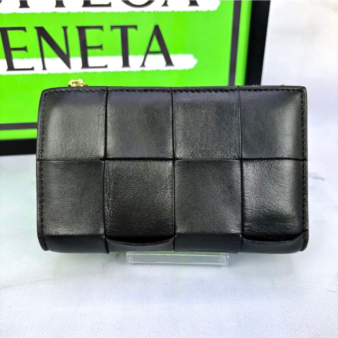 【極美品✨】BOTTEGA VENETA 財布 2つ折り カセット ミディアム