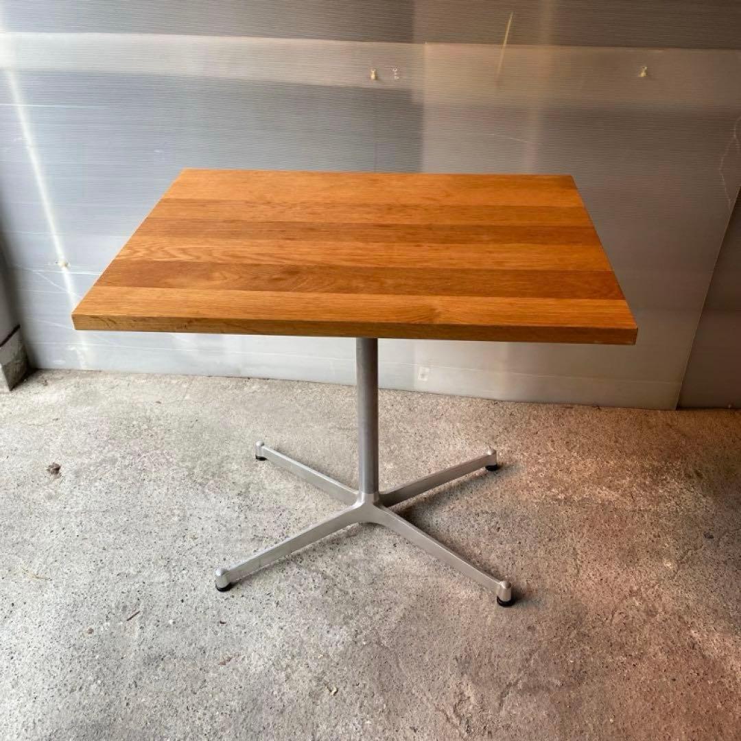 メイミ Greenichi グリニッチテーブル 鉄足テーブル オーク