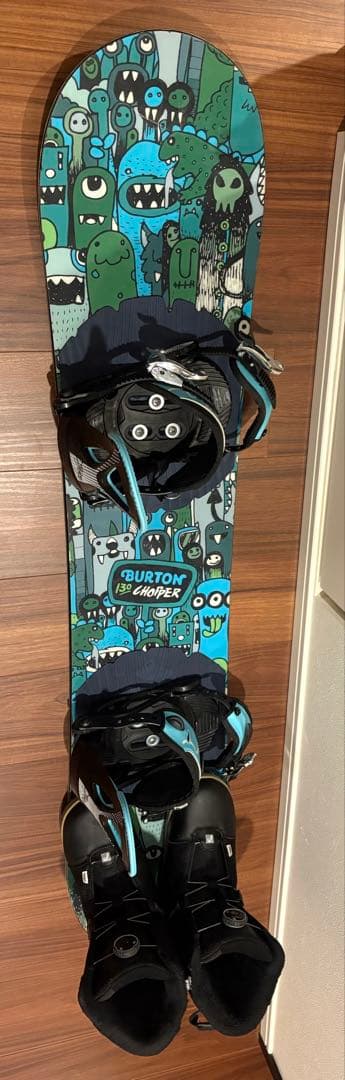 バートン　チョッパー 130センチ　フルスノーボードセット　ブーツ24.5