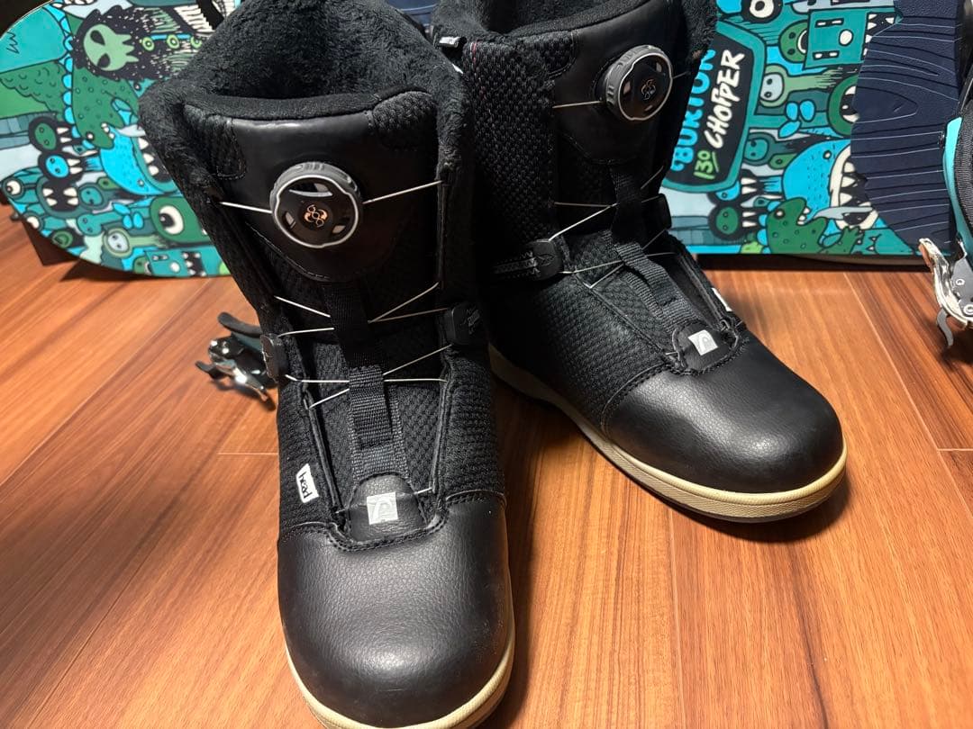 バートン　チョッパー 130センチ　フルスノーボードセット　ブーツ24.5