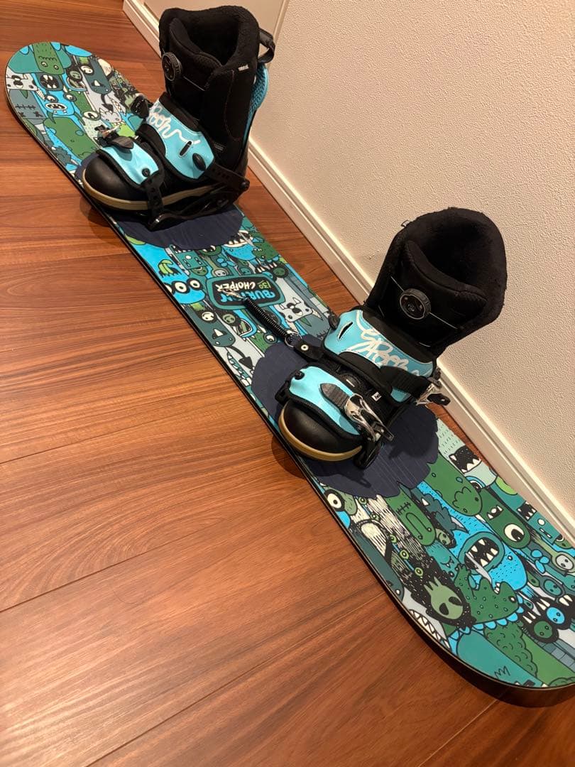 バートン　チョッパー 130センチ　フルスノーボードセット　ブーツ24.5