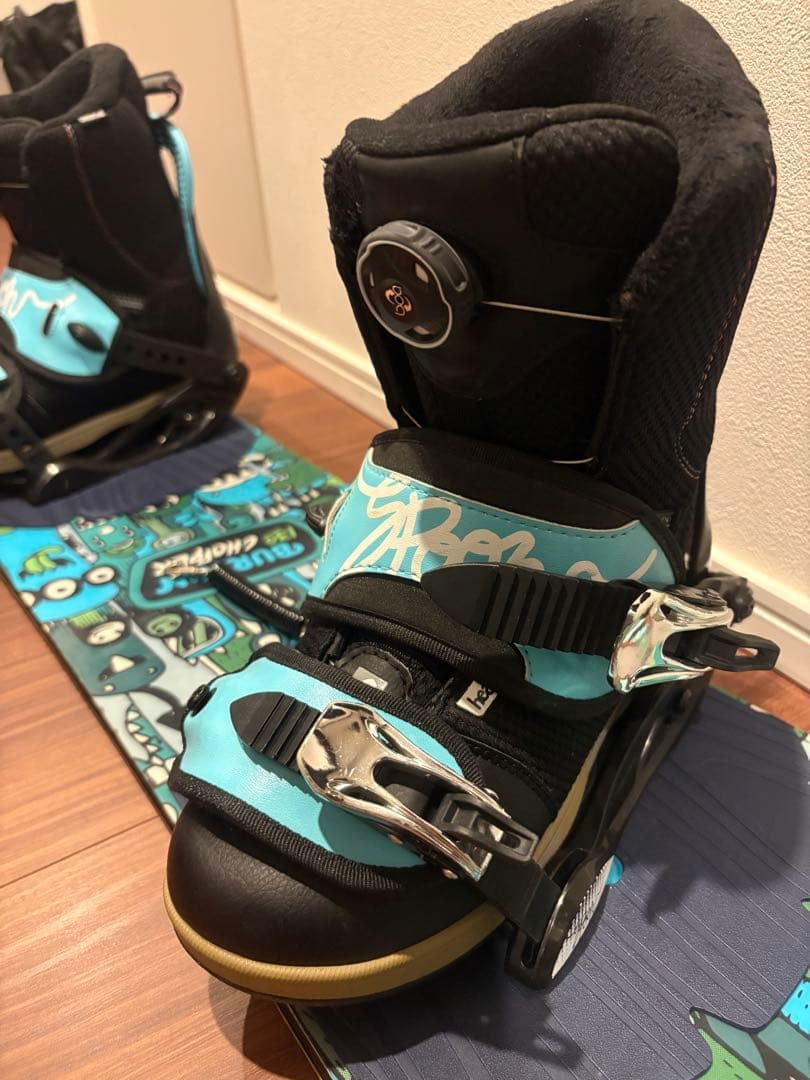 バートン　チョッパー 130センチ　フルスノーボードセット　ブーツ24.5