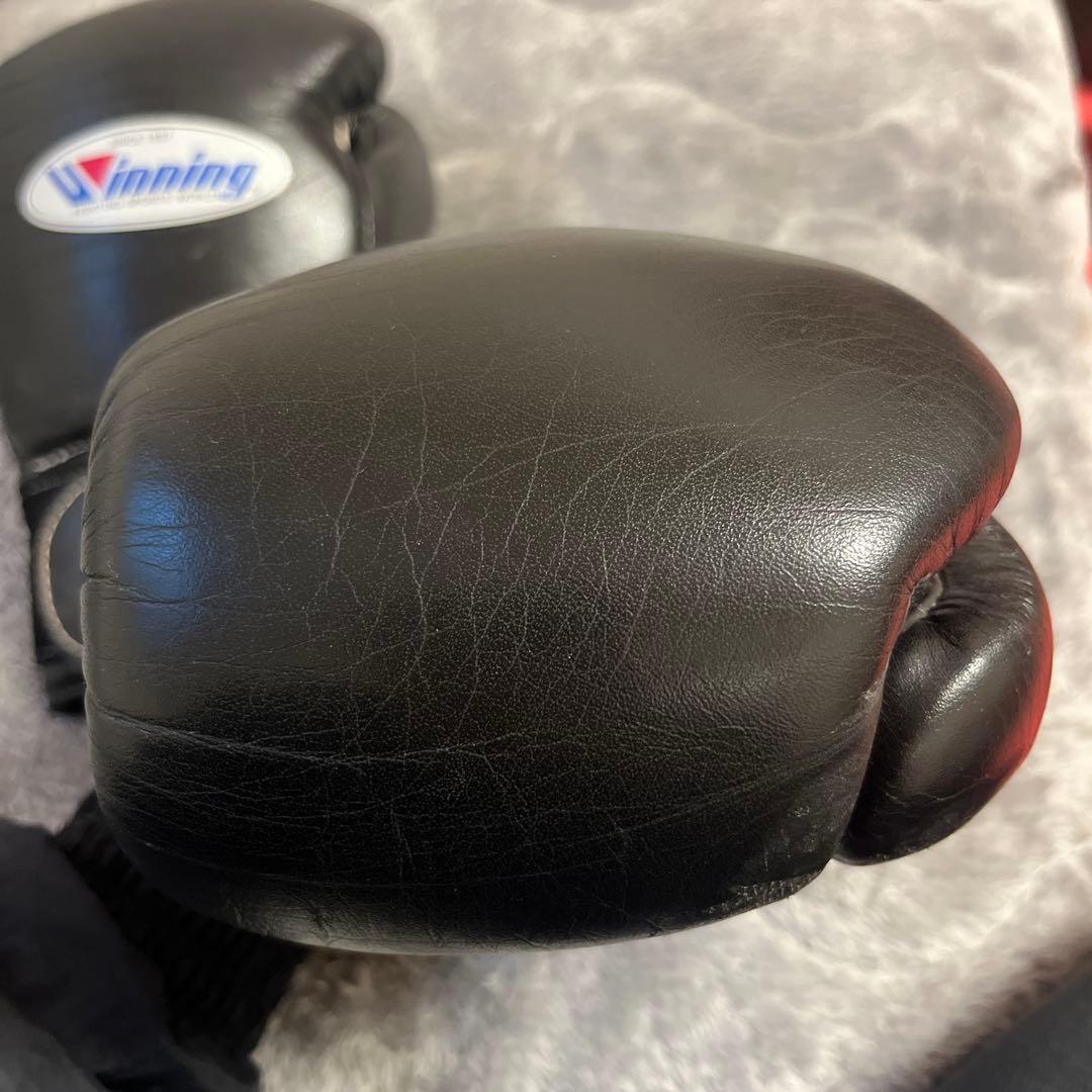 Winning ボクシンググローブ ブラック　8オンス