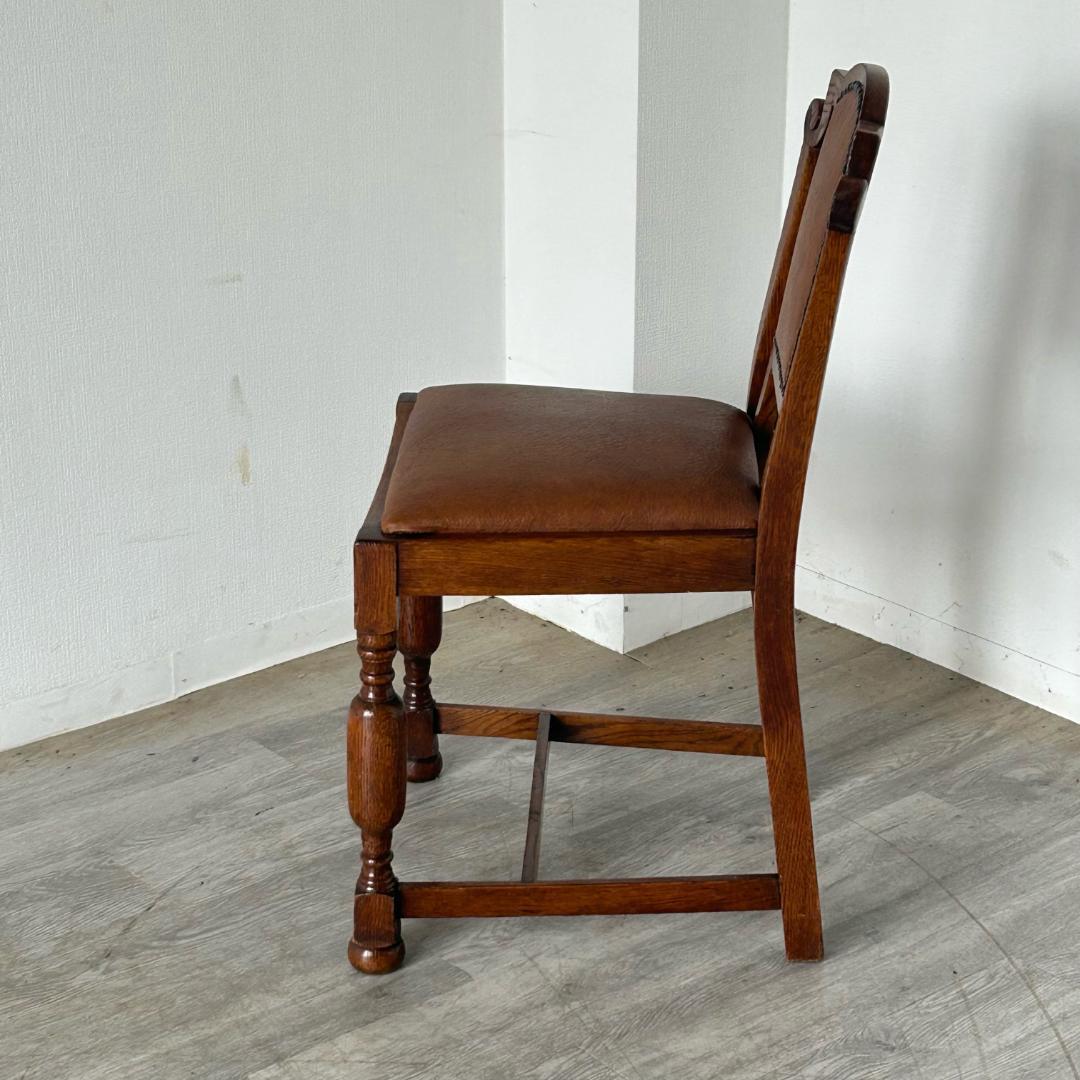 イギリス アンティーク 家具 ダイニング チェア 1930年頃 椅子 591A3